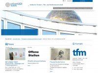 tfm.univie.ac.at Webseite Vorschau