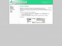 rightload.org Webseite Vorschau