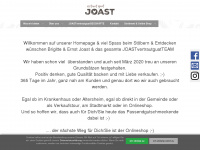 joast.at Webseite Vorschau