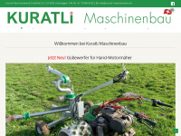 kuratli-maschinenbau.ch Webseite Vorschau