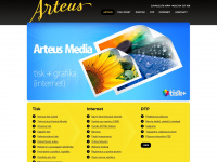 arteus.cz Webseite Vorschau