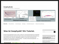 geophysik.de Webseite Vorschau