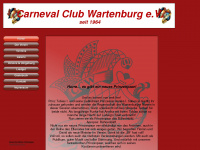 carneval-club-wartenburg.de Webseite Vorschau