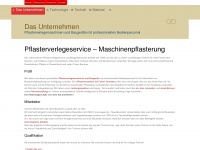 pflasterverlegeservice.de Webseite Vorschau