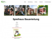 spielhaus-bauanleitung.de Webseite Vorschau