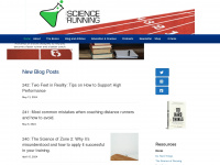 scienceofrunning.com Webseite Vorschau