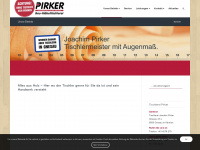 tischlerei-pirker.at Webseite Vorschau