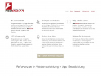 redenzian.at Webseite Vorschau