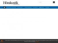 hoerakustik.net Webseite Vorschau