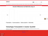 manfrotto-shop.ch Webseite Vorschau
