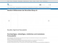 novoflex-shop.ch Webseite Vorschau
