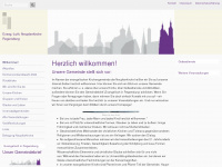 neupfarrkirche.de Webseite Vorschau