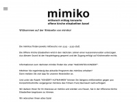 mimiko.ch Webseite Vorschau