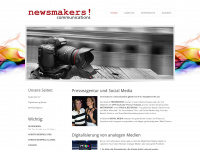 newsmakers.de Webseite Vorschau
