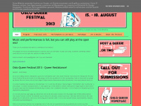 osloqueerfestival.blogspot.com Webseite Vorschau