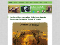 tartufo-hunde.de Webseite Vorschau