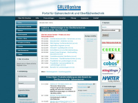 galvaonline.com Webseite Vorschau