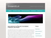 einstein05.ch Webseite Vorschau