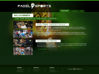 padel-sports.de Webseite Vorschau