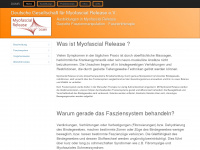 myofascial.de Webseite Vorschau
