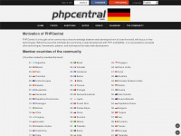 phpcentral.com Webseite Vorschau