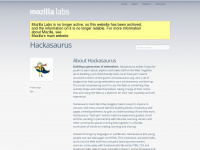 hackasaurus.org Webseite Vorschau