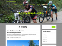 x-treme-bergduathlon.at Webseite Vorschau
