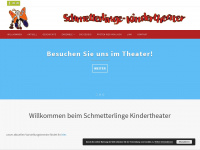 schmetterlinge-kindertheater.at Webseite Vorschau
