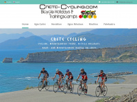 crete-cycling.com Webseite Vorschau