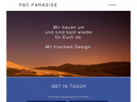 pbcparadise.ch Webseite Vorschau