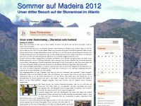 sommeraufmadeira2012.wordpress.com Webseite Vorschau