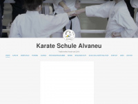 karate-alvaneu.ch Webseite Vorschau