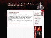 halloweenkoenig.de Webseite Vorschau