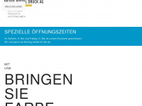 rottaldruck.ch Webseite Vorschau