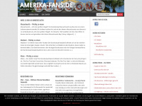 amerika-fans.de Webseite Vorschau