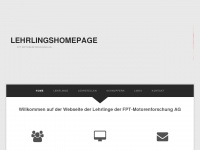 fpt-lehrlinge.ch Webseite Vorschau