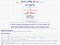 radiobroemme.de Webseite Vorschau
