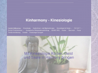 kinharmony.ch Webseite Vorschau