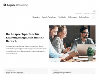 hogrefe-consulting.com Webseite Vorschau