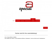 special-a.ch Webseite Vorschau