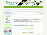 giveandget.ch Webseite Vorschau