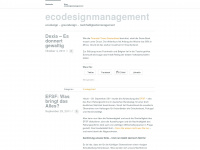 ecodesignmanagement.wordpress.com Webseite Vorschau