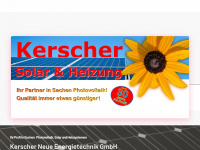 kerscher-solar.de Webseite Vorschau