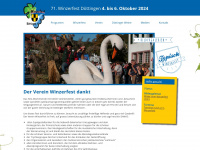 winzerfest.ch Webseite Vorschau