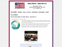 help-liberia.com Webseite Vorschau
