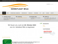 herbstlaufwila.ch Webseite Vorschau