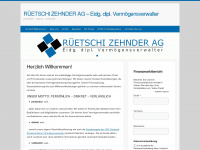 ruetschi-ag.ch Webseite Vorschau