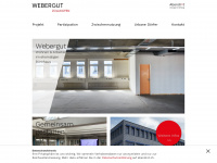 webergut.ch Webseite Vorschau