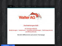 walterbedachungen.ch Webseite Vorschau