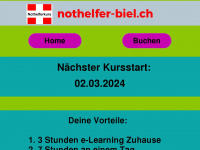 nothelfer-biel.ch Webseite Vorschau